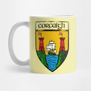 Corcaigh / Cork  / Vintage Style Crest Coat Of Arms Design Mug